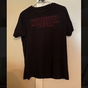 stranger things graphic t shirt